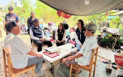 ลงพื้นที่ตรวจสอบข้อเท็จจริงผู้ขอรับการช่วยเหลือผู้ประสบปัญหาทางสังคม จำนวน 4 ราย