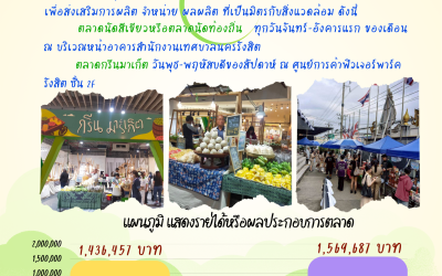 ข่าวประชาสัมพันธ์ ตลาดนัดสีเขียว