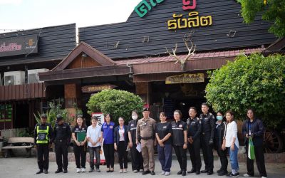 เทศบาลนครรังสิตตรวจสถานประกอบการบันเทิง ย้ำมาตรการป้องกันอัคคีภัยเพื่อความปลอดภัยประชาชน